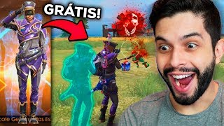 SOLDADO INVISÍVEL GANHEI A NOVA SKIN NO GIRO GRÁTIS AO VIVO FREE FIRE [upl. by Vally]