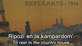 Esperanto Congress Song [upl. by Ydnyc]