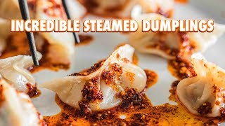 How To Make Steamed Dumplings Completely From Scratch [upl. by Eggleston]