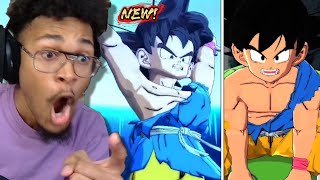 NEW LF Spirit Bomb GT Goku Reveals and Stuff Reaction on Dragon Ball Legends [upl. by Notned]