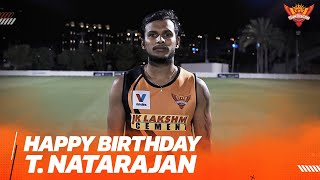 Happy Birthday T Natarajan 🧡  IPL 2021  SRH [upl. by Elfie814]