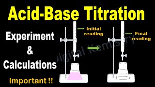 Acid Base Titration Experiment  Acid base Titration Practical and Calculations  Chemistry [upl. by Nebeur]