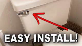 How to Fix Broken Toilet Flush Lever Handle [upl. by Eelyr]