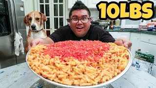 Massive 10 LB Flaming Hot Bacon Mac N Cheese CHALLENGE [upl. by Menides]