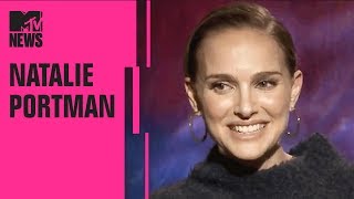 Natalie Portman Talks Millie Bobby Brown amp SNL Sketch Natalies Rap 2  MTV News [upl. by Rodmun]