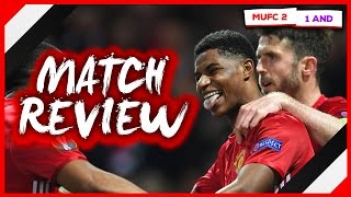 MAN UNITED 21 ANDERLECHT  AWFUL FINISHING BUT RASHFORD IS LIFE  REVIEW [upl. by Ydniw]