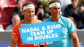 Rafa Nadal amp Casper Ruud Play Doubles Together  Bastad 2024 Highlights [upl. by Adnoel]