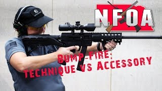 NFOA Presents BumpFire Technique vs Accessory [upl. by Emia]