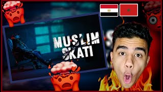 Muslim  SKATI🤯🔥مسلم  سكاتيرد فعل مصري مصدوم🇪🇬🇲🇦 [upl. by Michaelina]