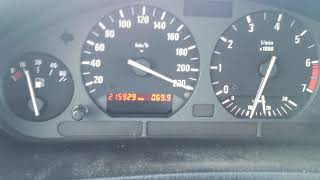 BMW e36 325i acceleration 0230 kmh [upl. by Roselane]