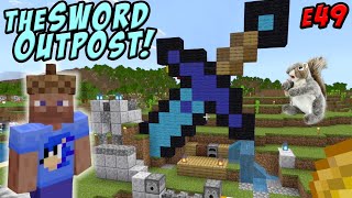 SQRL Stampede plays Minecraft Episode 49 The Diamond Sword Outpost [upl. by Fryd558]