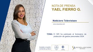 Nota de prensa Ab Yael Fierro  Noticiero Televistazo [upl. by Jeanette]