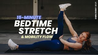 15 Min Evening Stretch amp Mobility Session  Gentle Full Body  Follow Along  No Talking [upl. by Eelyak]