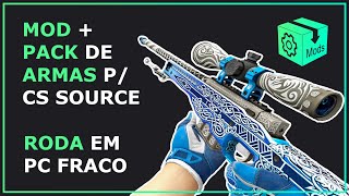 O MELHOR MOD PARA PC FRACO  COUNTER STRIKE  CS SOURCE 2023 [upl. by Airec559]