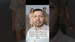 Grávida Gisele Bündchen passeia com o namorado Joaquim Valente na Costa Rica [upl. by Ahsimac]