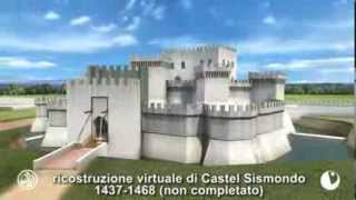 Ricostruzione Virtuale Castel Sismondo Rimini [upl. by Noman]