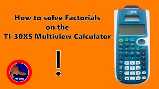 How to do Factorials on the TI30XS Multiview calculator [upl. by Walworth]