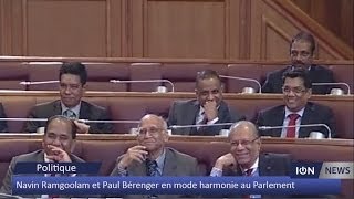 Navin Ramgoolam et Paul Bérenger en mode harmonie au Parlement [upl. by Naelcm38]