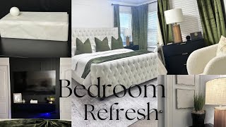 Primary Bedroom Refresh  Budget Friendly bedroom makeover [upl. by Ashraf]