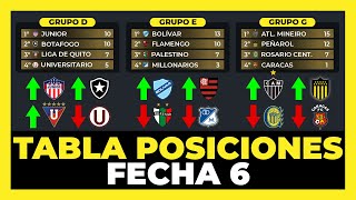 Análisis Tabla de Posiciones Fecha 6 Copa Libertadores 2024🏆 [upl. by Pascha]