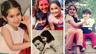 Sara Ali Khan amp Ibrahim Ali Khan CUTE Childhood Pics Prove They Were Born To Be Stars CHECK OUT [upl. by Irafat]