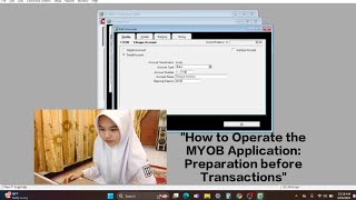 Procedure Text Application MYOB [upl. by Enylekcaj]