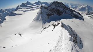 Mönch Besteigung im Winter  4107m  Hochtour im Berner Oberland [upl. by Renzo980]