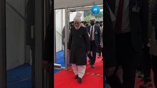 Hazrat Mirza Masroor Ahmad arrives for the Majlis Ansarullah Ijtema UK 2024 [upl. by Hareehat]