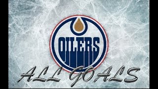 Edmonton Oilers All Goals 2017 Stanley Cup Playoffs [upl. by Naitsabes]