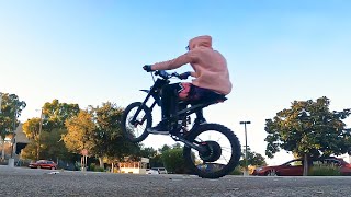 New Magura Mt5 Wheelie Test On The Freego X2 [upl. by Allecsirp]