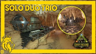 SOLO DUO TRIO Rat Holes on Lost Island W FULL Base Designs  ARK Survival Evolved [upl. by Lory]