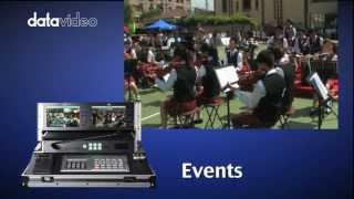 Datavideo HS550 SD 4Channel Portable Video Studio [upl. by Nelyak]