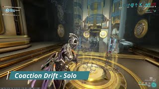 Warframe  Collaboration Test  Coaction Drift  Solo [upl. by Ahcsrop861]