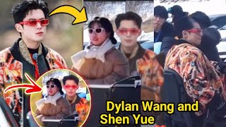 Couple Reunion 😱 Dylan Wang and Shen Yue on set of wonderland S2 Movie [upl. by Gualterio667]