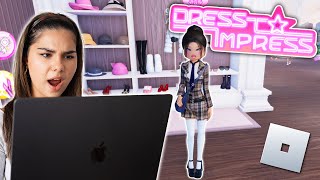 Playing DRESS TO IMPRESS on Roblox [upl. by Ydnar]