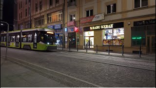 Poland  Olsztyn  Old Town night walk4K zv e10 [upl. by Aleakcim]