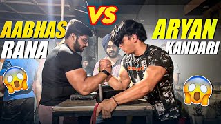 Aabhas Rana Vs Aryan Kandari😱Armwrestling Practice Session with Sanjay Deswal and Arsh virk🦁 [upl. by Lezah4]