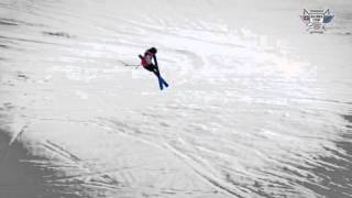 Run Tanner Rainville  BC Slopestyle Round 1  Mora Banc Skiers Cup Grandvalira 2016 [upl. by Ettenot]