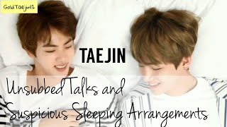 TAEJIN Unsubbed Talks amp Suspicious Sleeping Arrangements In the Soop amp Bon Voyage 태진 Real Love [upl. by Naujal]