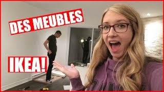 ON FAIT DES MEUBLES IKEA  VLOGMAS JOUR 14  13 décembre 2015 [upl. by Pozzy]