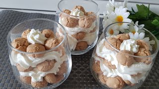 Dessert im Glas  NUR 5 MINUTEN Schnelles Dessert mit wenig Zutaten  lecker und einfach [upl. by Nedra]