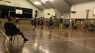 HAHS vs IHS Volleyball KO 190517 Set 1 [upl. by Llerot]