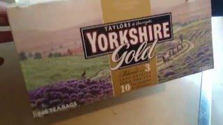 Yorkshire gold tea bags taste test [upl. by Anneg]