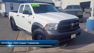 2019 Ram 1500 Classic Tradesman Quad Cab Sacramento Roseville Elk Grove Folsom Stockton [upl. by Ailahtan]