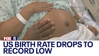 US birth rate drops to record low [upl. by Elon769]