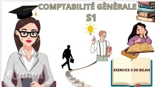 comptabilité générale s1 Exercice 3ECOLESSONS [upl. by Aliekahs]