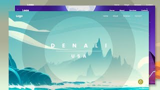 CSS Advanced Slider Animated Website Design  Step by Step Website Design Tutorial [upl. by Michiko]