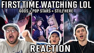 FIRST TIME REACTING TO LEAGUE CINEMATICS amp MUSIC VIDEOS [upl. by Anaya584]