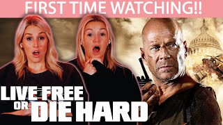 LIVE FREE OR DIE HARD 2007  FIRST TIME WATCHING  MOVIE REACTION [upl. by Anined649]