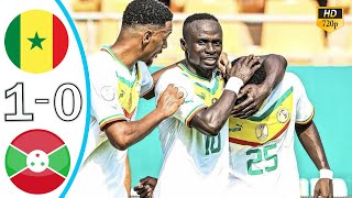 Senegal vs Burundi 10 Hіghlіghts amp All Goals  AFCON Qualifiers 2024 [upl. by Elizabet]